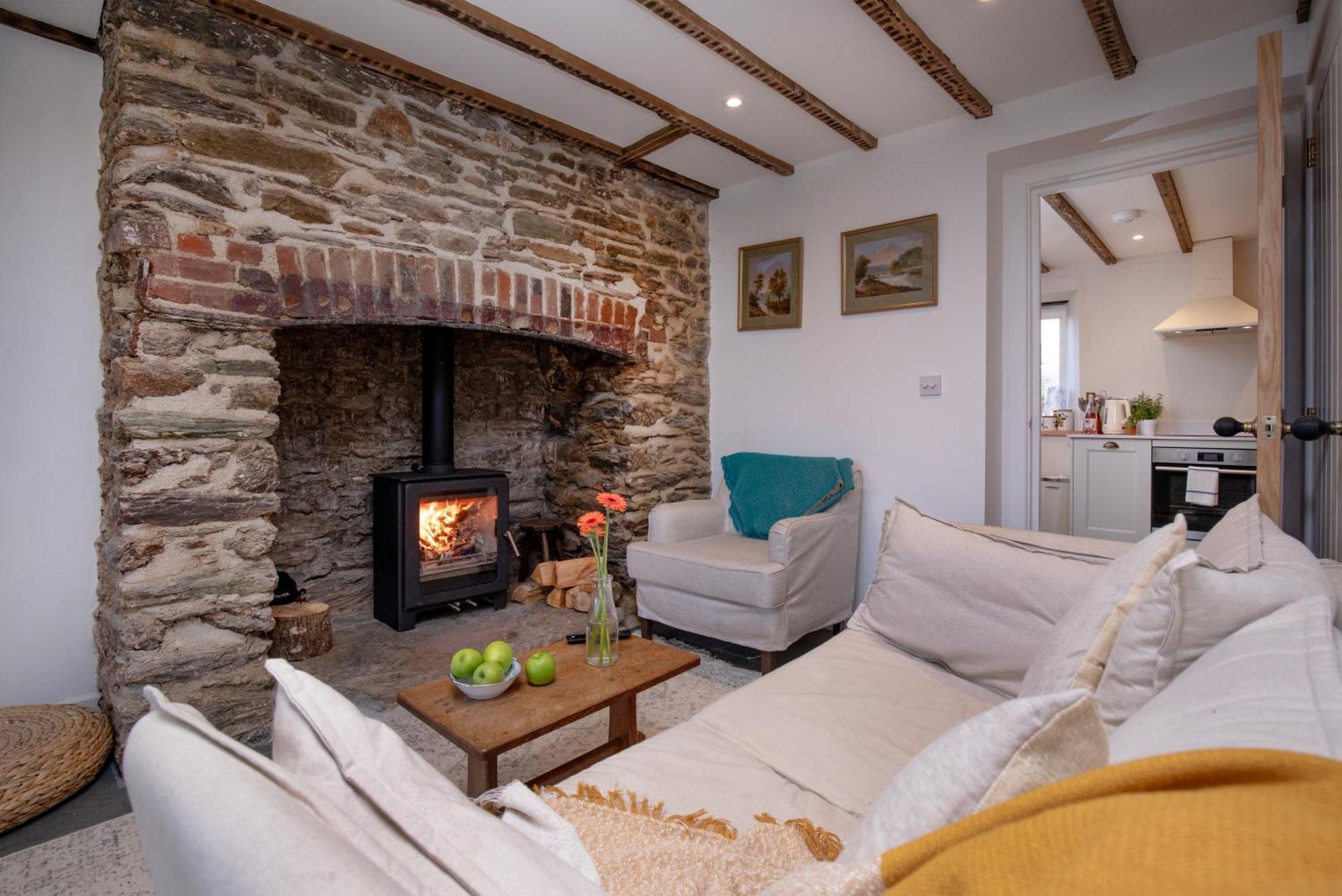 Beautiful Coastal Cottage In East Prawle Kingsbridge  Luaran gambar